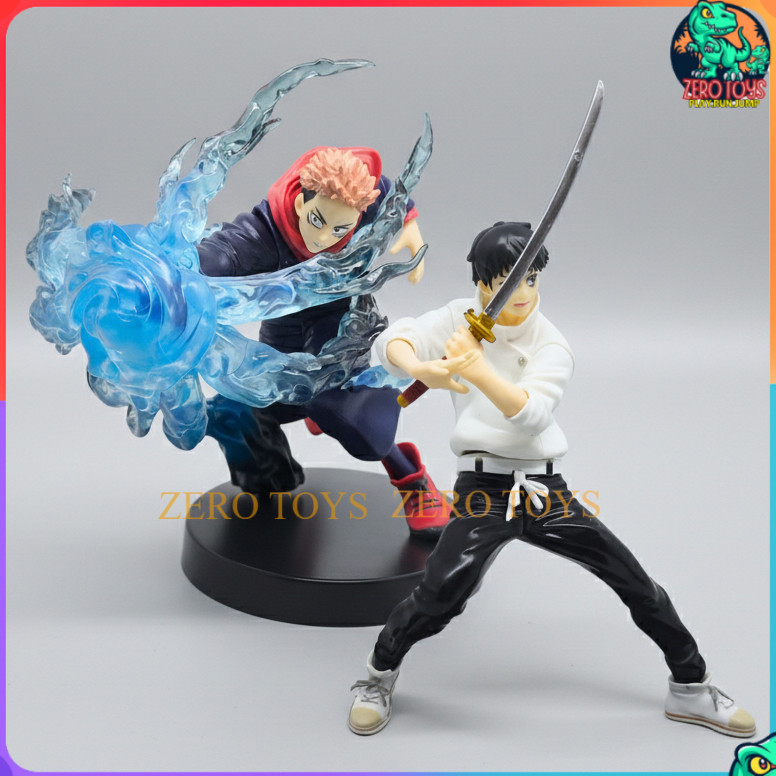 KAYDEN STORE Action Figure Jujutsu Kaisen Yuji Itadori Energy Effect & Yuta Okkotsu Katana Anime JJK