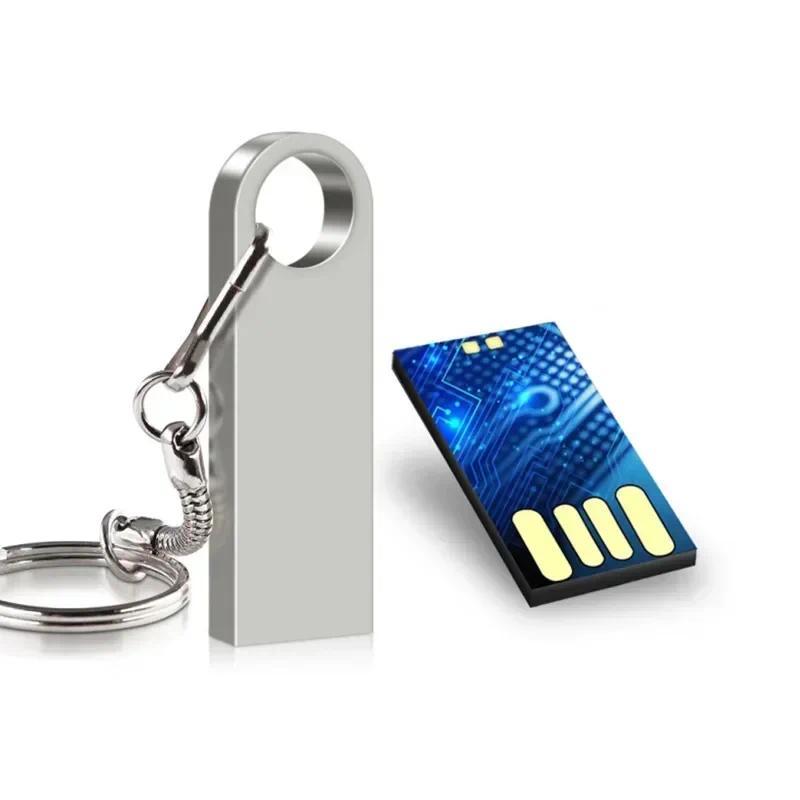 Custom Logo Waterproof Rose Golden Metal USB Pen Drive Mini Light Memory Stick 4GB 8GB 16GB 32GB U s