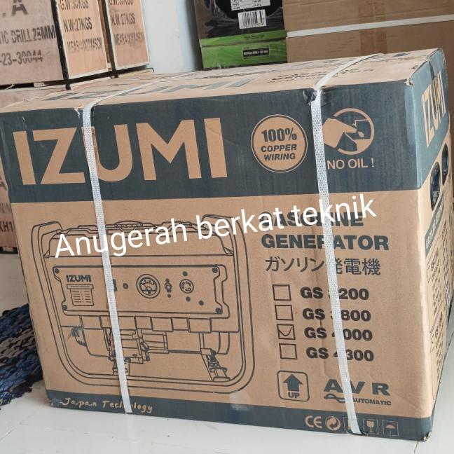 GENSET JENSET IZUMI GS 4000 GENSET 3000 WATT