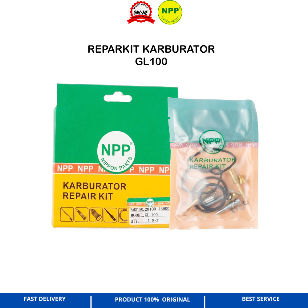 REPARKIT GL 100 NPP REPAIR KIT KARBURATOR GL 100