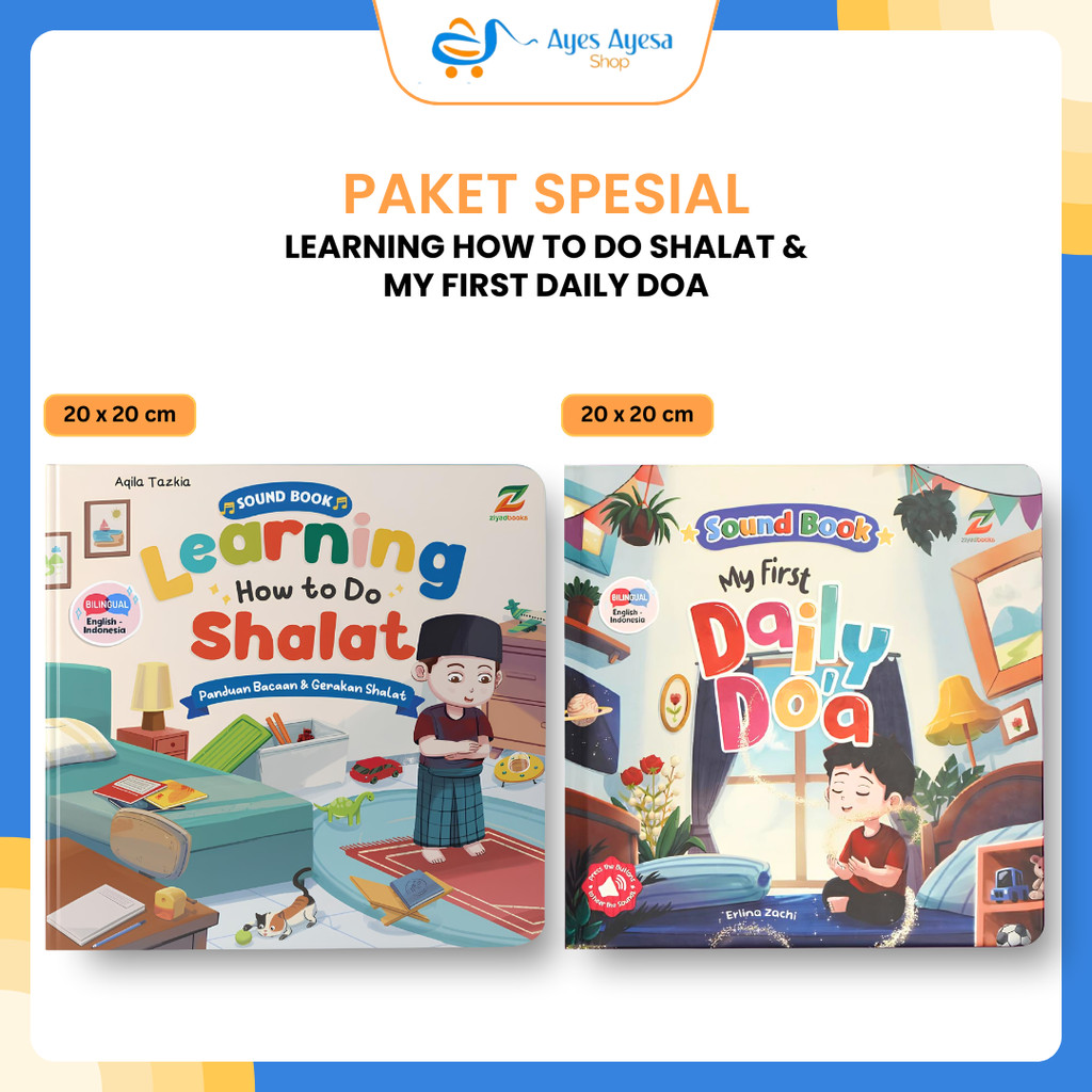 Ziyadbooks Official Sound Book My First Daily Doa Buku Doa Doa Lengkap Smart Book Bersuara Soundbook