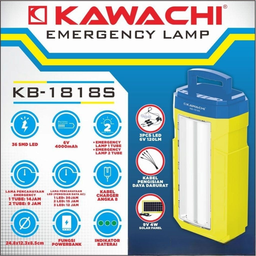Mati Lampu / Lampu Darurat Emergency Lampu Solar Panel Outdoor / Lampu Camping (Free 3pc Led 6V) Bis
