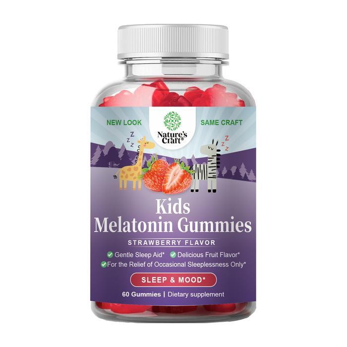 Nature‘s Craft Kids Melatonin Gummies Melatonin untuk Anak-60pcs
