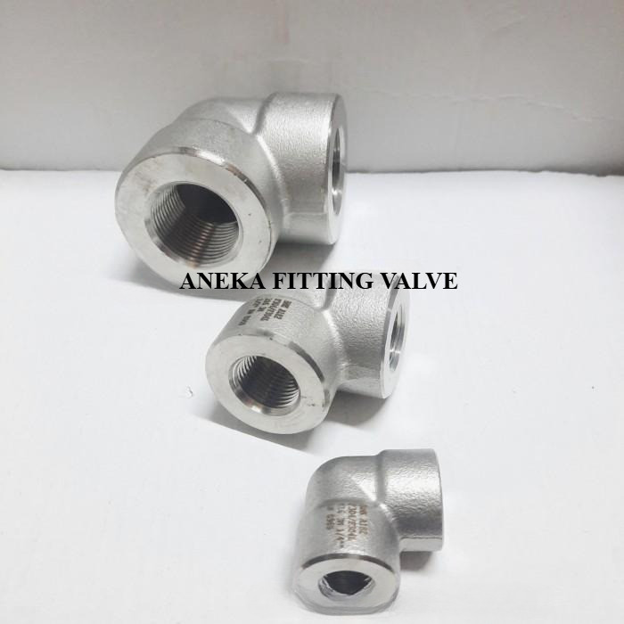 Elbow Stainless SS304 Class 3000 1" Inch / Knee SS304
