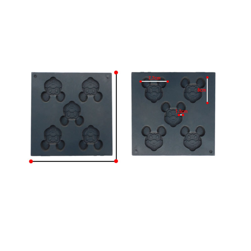 Commercial waffle maker, cartoon waffle maker, electric pancake maker, Mickey waffle maker, waffle o