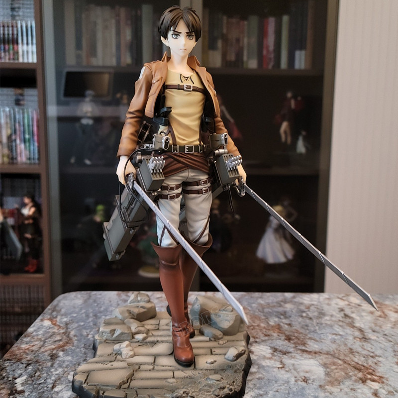 Attack On Titan Eren Yeager Anime Figure Shingeki no Kyojin Levi Ackerman Action Figure Mikasa Acker
