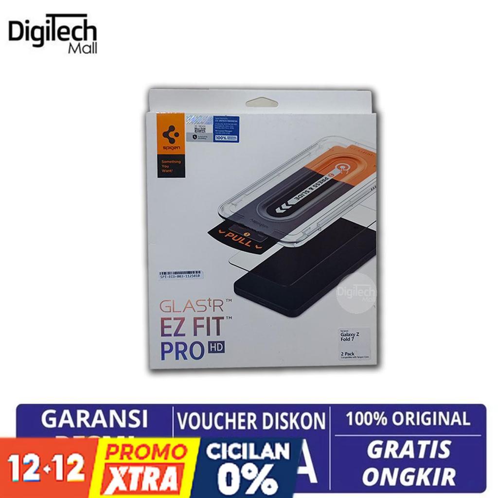 Spigen GLAS.tR EZ Fit Pro Screen Protector for Samsung Galaxy Z Fold 7 Clear