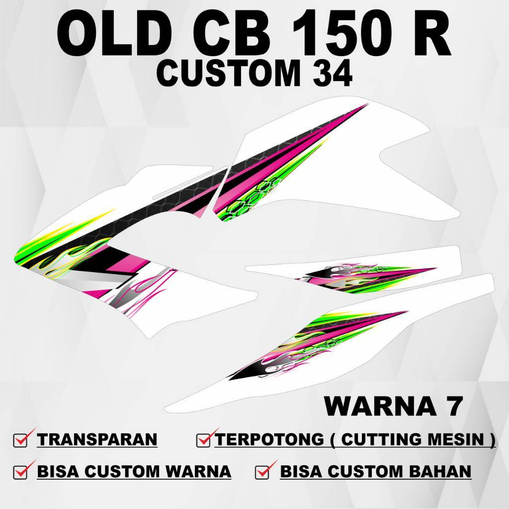Sticker Old CB 150 r Sticker CB 150 R v1 / Stiker Striping Old CB 150 r Stiker Striping CB 150 R v1 