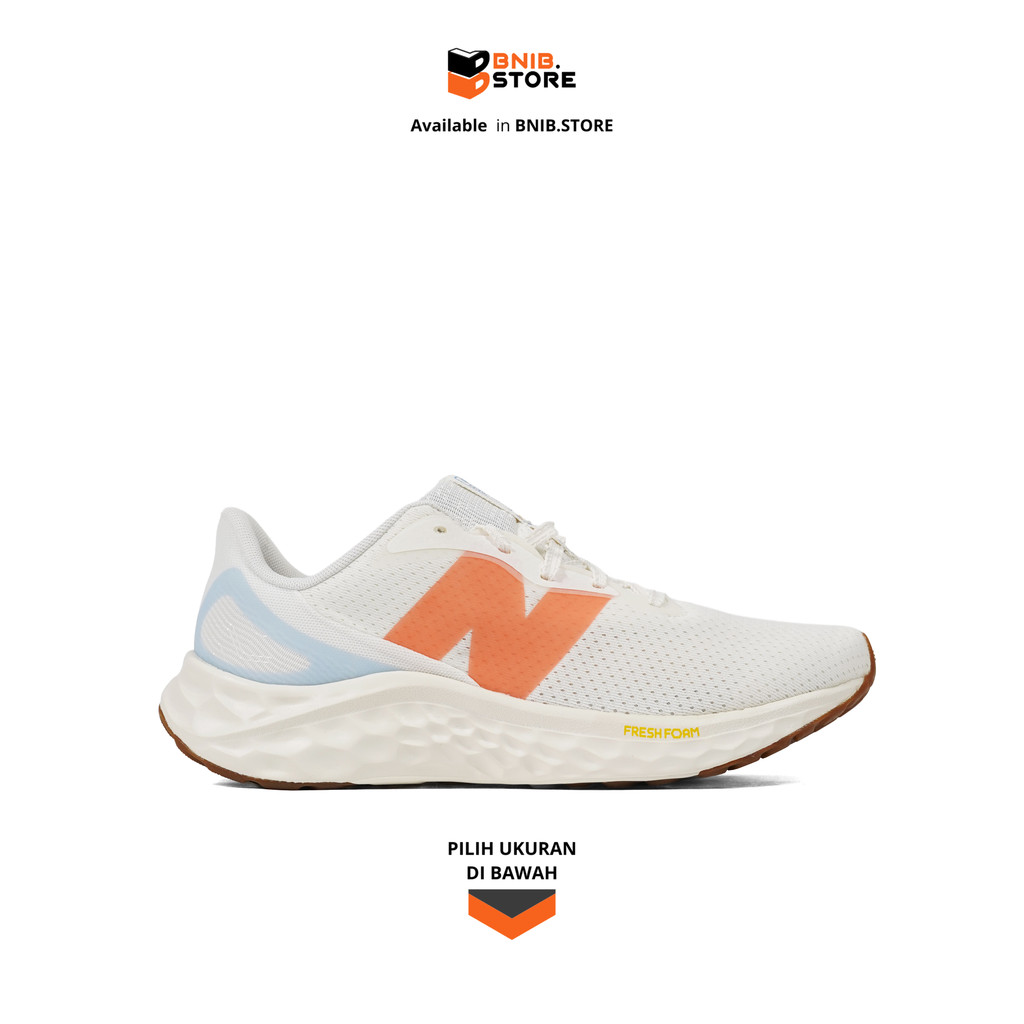 Sepatu Lari Wanita [Size 40.5] NB W Fresh Foam Arishi v4 Sea Salt Gulf Red Original
