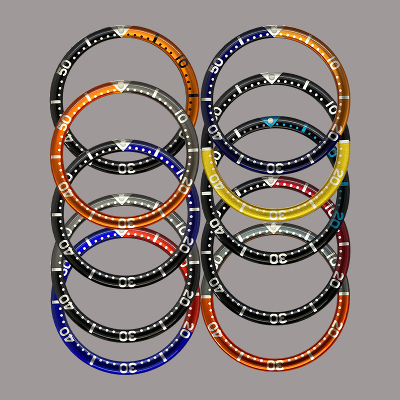 Mod 38mm High Quality Bezel ert Fits SKX007 SKX009 SKX173 SKXA35 SRPD ver Wat Case Aluminum Resin Be