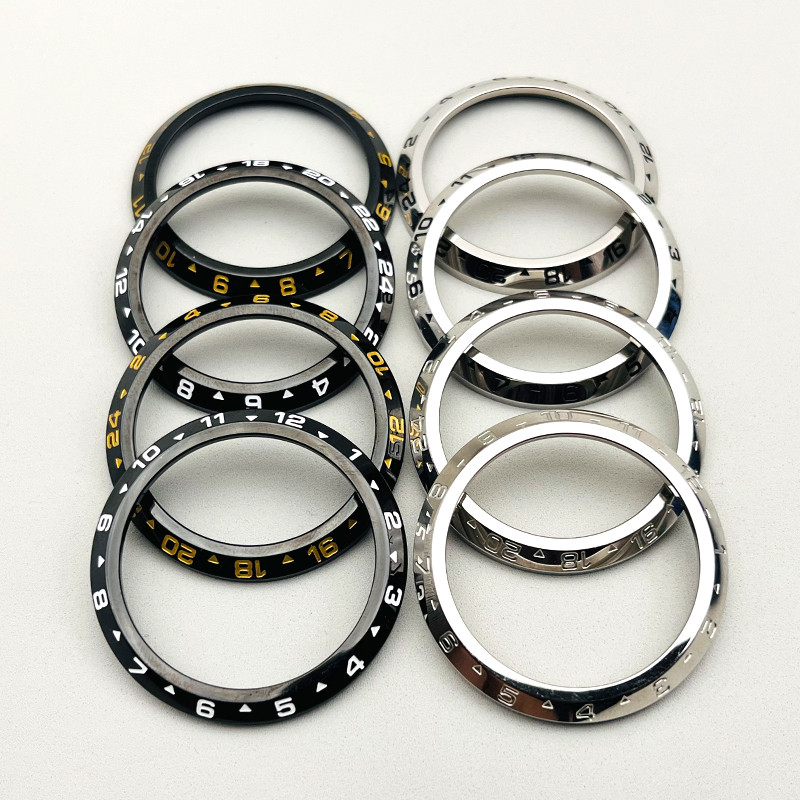 Mod Et Number Stainless Steel Wat Case Bezel Rims Steel Ring Fits Seiko SKX007 SKX009 SKX011 SRPD Fa