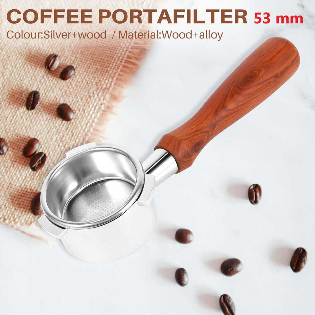 iCafilas Bottomless Naked Portafilter Delonghi Stainless Steel 53mm - NP52
