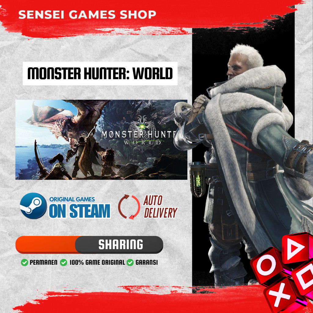 [BONUS STEAM KEY] Monster Hunter: World / AUTO DELIVERY / STEAM / Game PC / Games Computer / Origina
