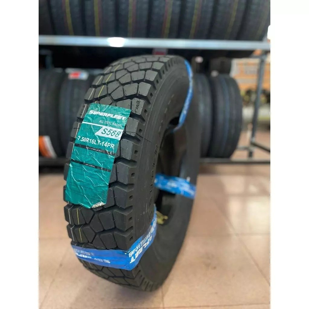 BAN TRUK KAWAT SUPER FLEET 7.50 R16 S568 750 16 750 R16 750-16 7.50 R16 BAN TRUK DOUBLE