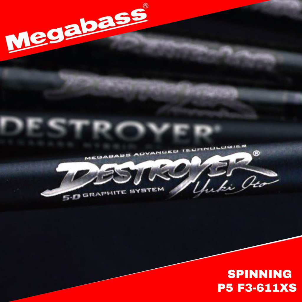 Megabass Spinning Rod Destroyer P5 F3-611XS (3059)
