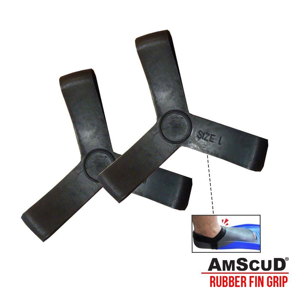 AmScuD Fin Grip Rubber - (2 PCS) / Strap Untuk FIN Longgar / Pakai Fin longgar PAKAI FIN GRIP INI / 