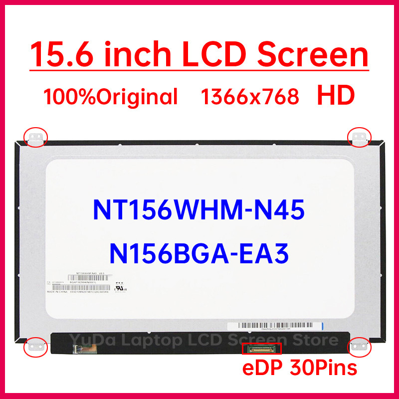 15.6" Laptop LCD Screen N156BGA EA3 NT156WHM N45 N156BGA-EA3 NT156WHM-N45 splay Matrix Panel Replace