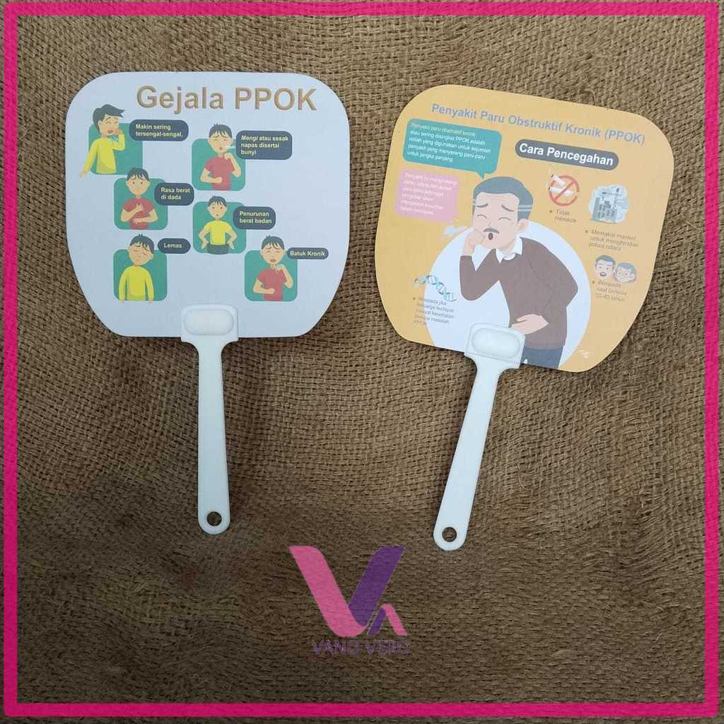 KIPAS PENYAKIT PARU OBSTRUKTIF - PENCEGAHAN PPOK - GEJALLA PPOK - KIPAS SOUVENIR KESEHATAN