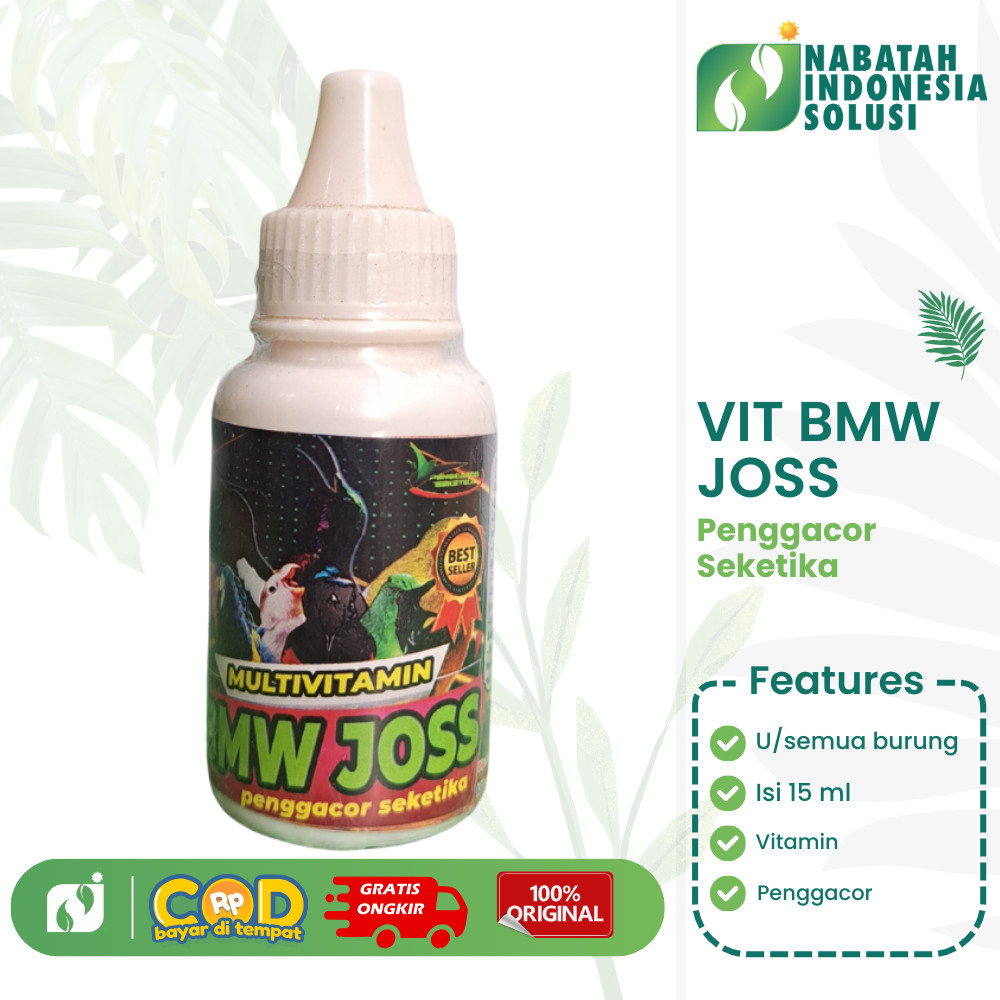 BMW JOSS PENGGACOR BURUNG SUPLEMEN BURUNG VITAMIN BURUNG PENGGACOR BURUNG