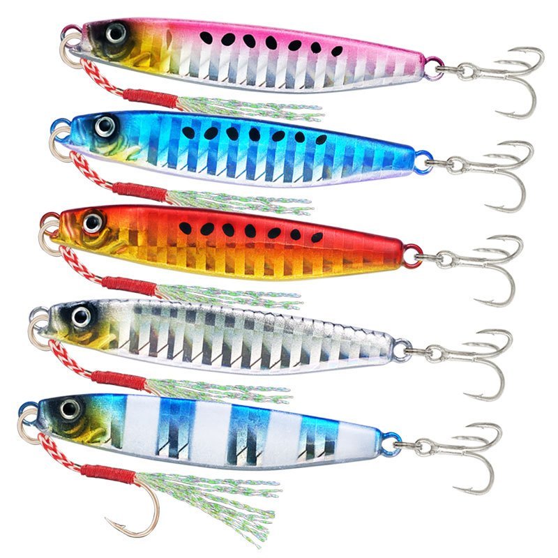 Metal Jig Slow Glow Holographic – Umpan Jigging Laut Efektif Predator