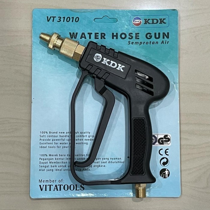 JET CLEANER TERMURAH KDK Gun Jet Cleaner Pendek / Gagang Semprotan Steam / YUKIDO Water Hose Gun