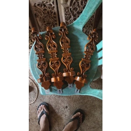 blawong keris kayu jati-leluhurart-