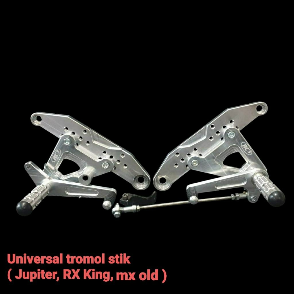 Footstep foot step underbone + adaptor RC3 jupiter Z, RX King, MX135 old/new disc & tromol