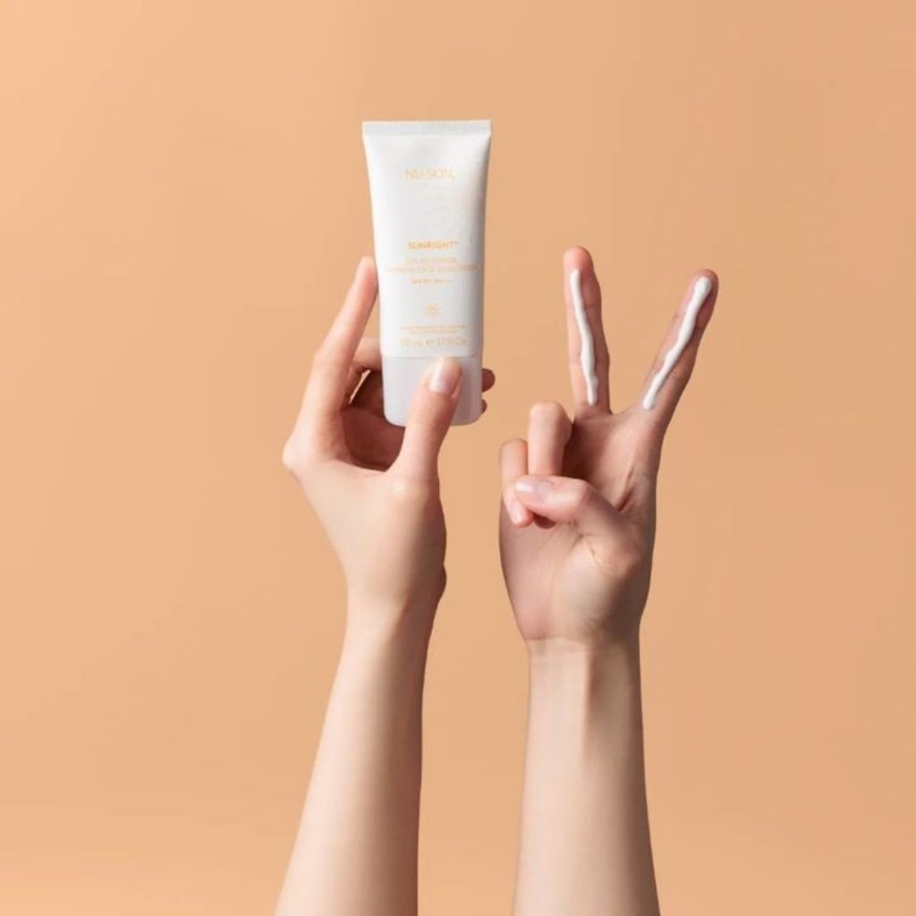 Zia Nu Skin Sunright Mineral Face Sunscreen SPF 50+ PA++++ Untuk Wajah 50ml Original