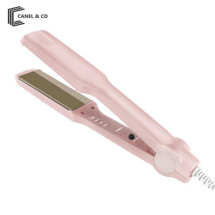 CANEL & CO Catokan Pelurus Rambut Catokan Curly Hair Styler Black Sisir Straightener - NHC-329-pink