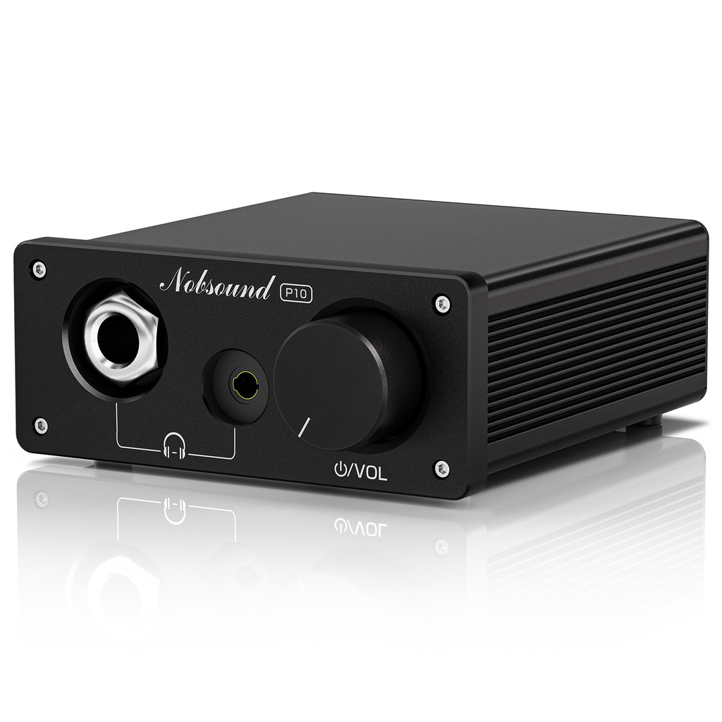 Nobsound P10 HiFi Headphone Amplifier Stereo RCA Auo Amp AUX out Desktop Amplifier for Headsets