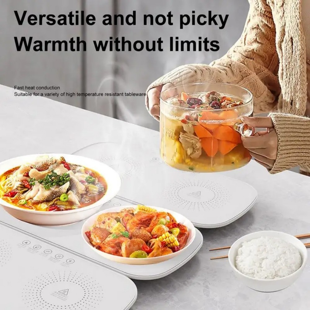 Papan Pemanas Makanan Multifungsi Irit Listrik Portable / Cerdas Suhu Konstan Baki