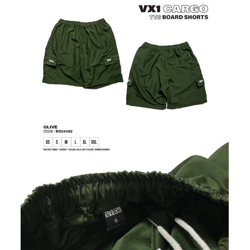 Televisi Star VX1 Cargo Board Short Olive | Celana Pendek | Etaks Store