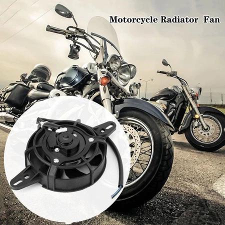 Radiator Fan Motor 12V 12cm Kipas Pendingin Universal Trail 150cc–250cc