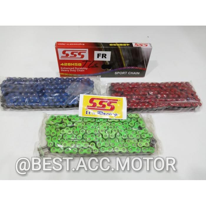 RANTAI SSS RANTAI RODA SSS HSBT HSB SB 415 428 520 110L 120L 130L 140L SSS 100% ORIGINAL - HSBT 415-