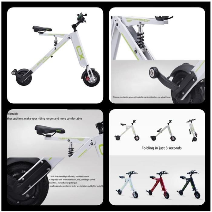 Sepeda Lipat Listrik Millennium Roda 2 - Millenium Scooter Electric