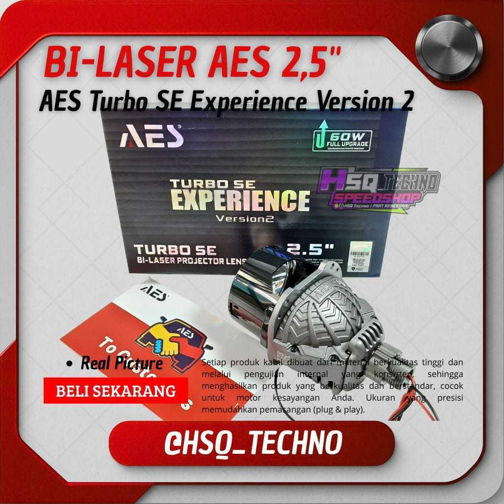 BULLAES ORIGINAL Bi-laser Biled Projector AES Turbo SE Experience V2 2.5 Inch Version 2 Double Emitt