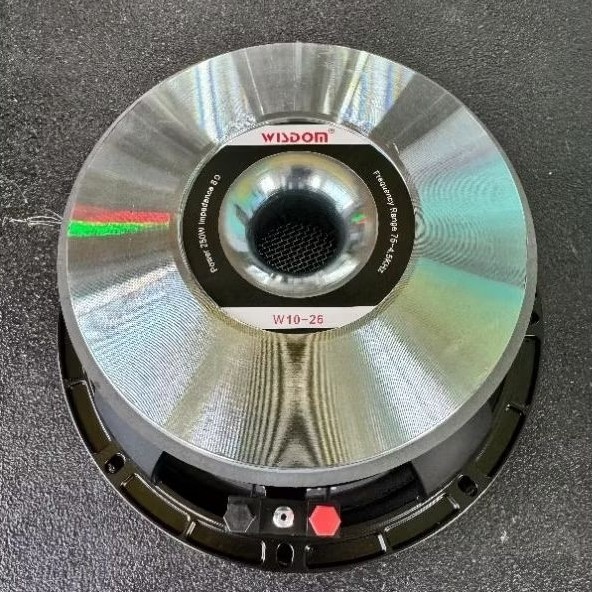 Speaker Wisdom 10 inch W10-26 Mid VC 3 Speaker wisdom 10" w10-26 original