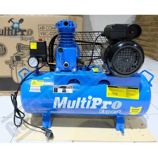 Kompresor Angin LISTRIK 30L MULTIPRO VBC025 1/4HP - Air Compressor 30 Liter Motor Listrik VBC 025 MU