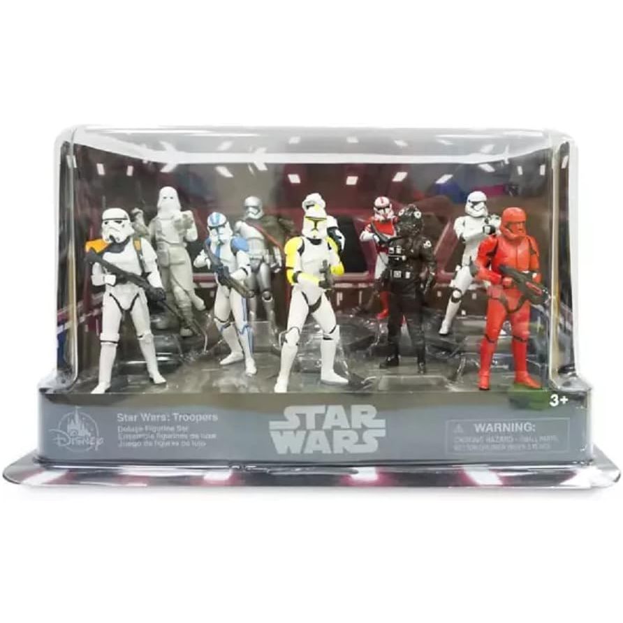 4785 Star Wars: Troopers Deluxe Figure Play Set of 10 Fully Sculpted Figures t8