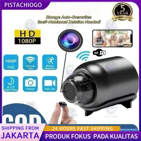 Kamera mini wifi camera HD 1080p cctv kamera kecil camera mini Kamera Pengintai Mini Spy Hidden Came