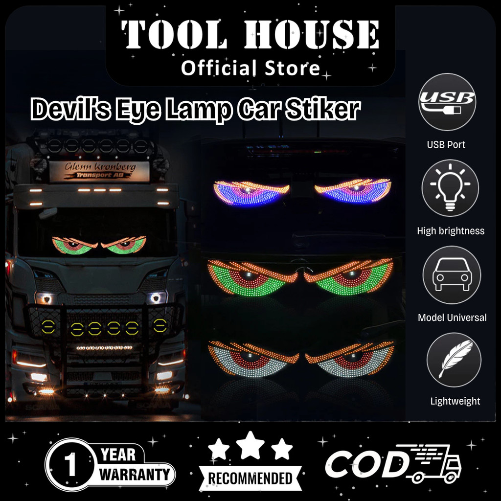 Tool House [Garansi Toko 1 Tahun] ANIMASI MATA BERGERAK RUNNING TEXT TERBARU 12v-24v PANEL P5 SLIMM 