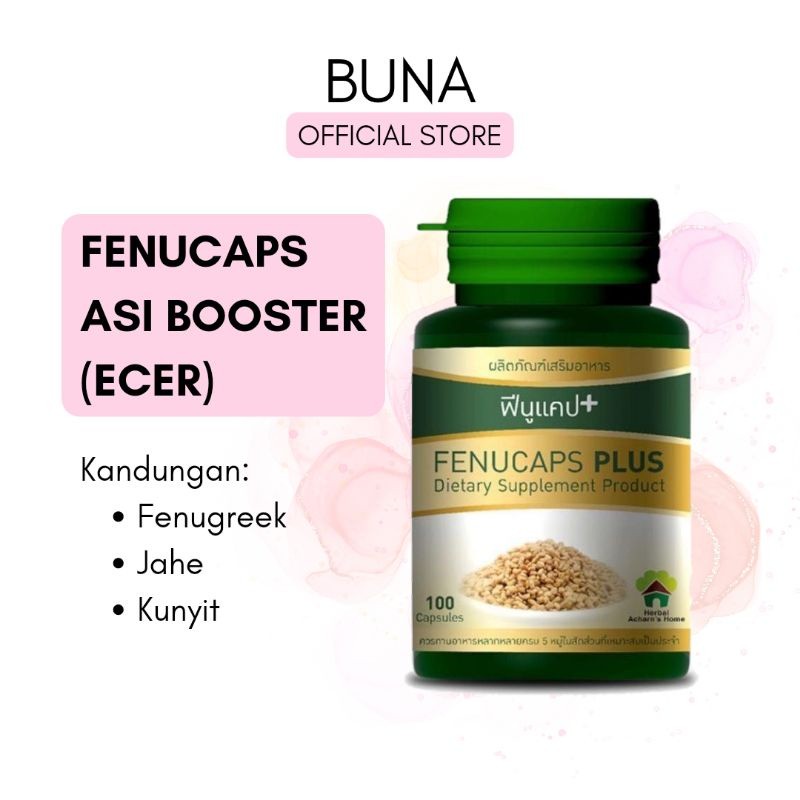 FENUCAPS PLUS ASI BOOSTER PELENGKAP LECICAPS