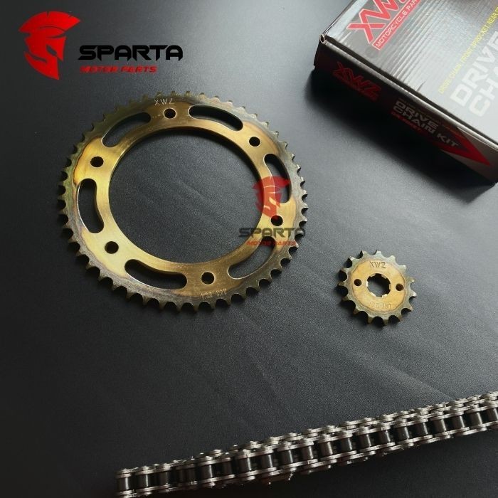 GEAR SET GIR PAKET CRF 150 L XWZ GIR SEPUH 15 49 428H / 130L