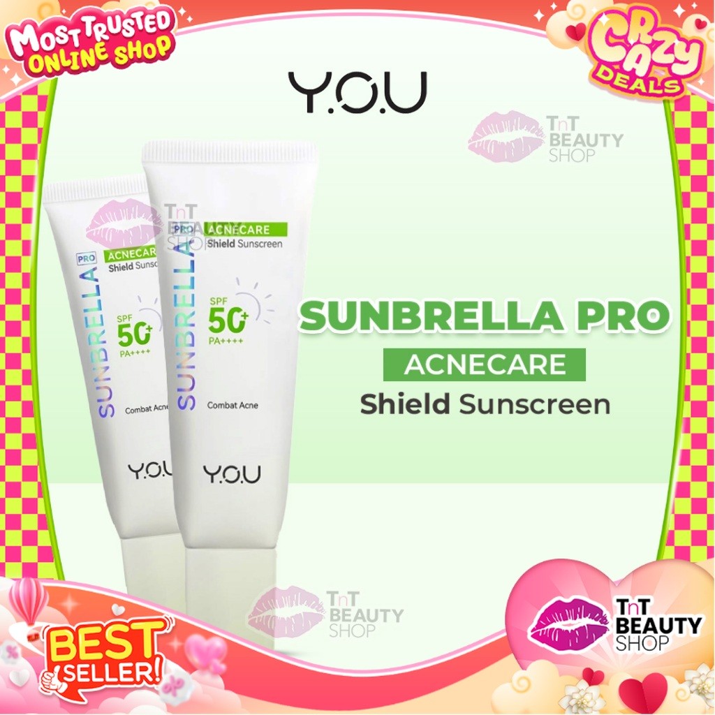 Y.O.U Sunbrella Pro Acne Care Shield Sunscreen 30ml YOU | TnT Beauty Shop