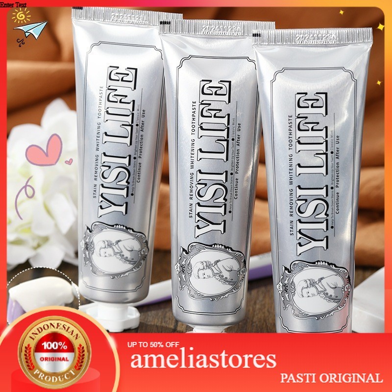 PEMUTIH GIGI INSTANT ~ YISILIFE marvis Whitening mint toothpaste odol gigi marvis pasta gigi odol pe