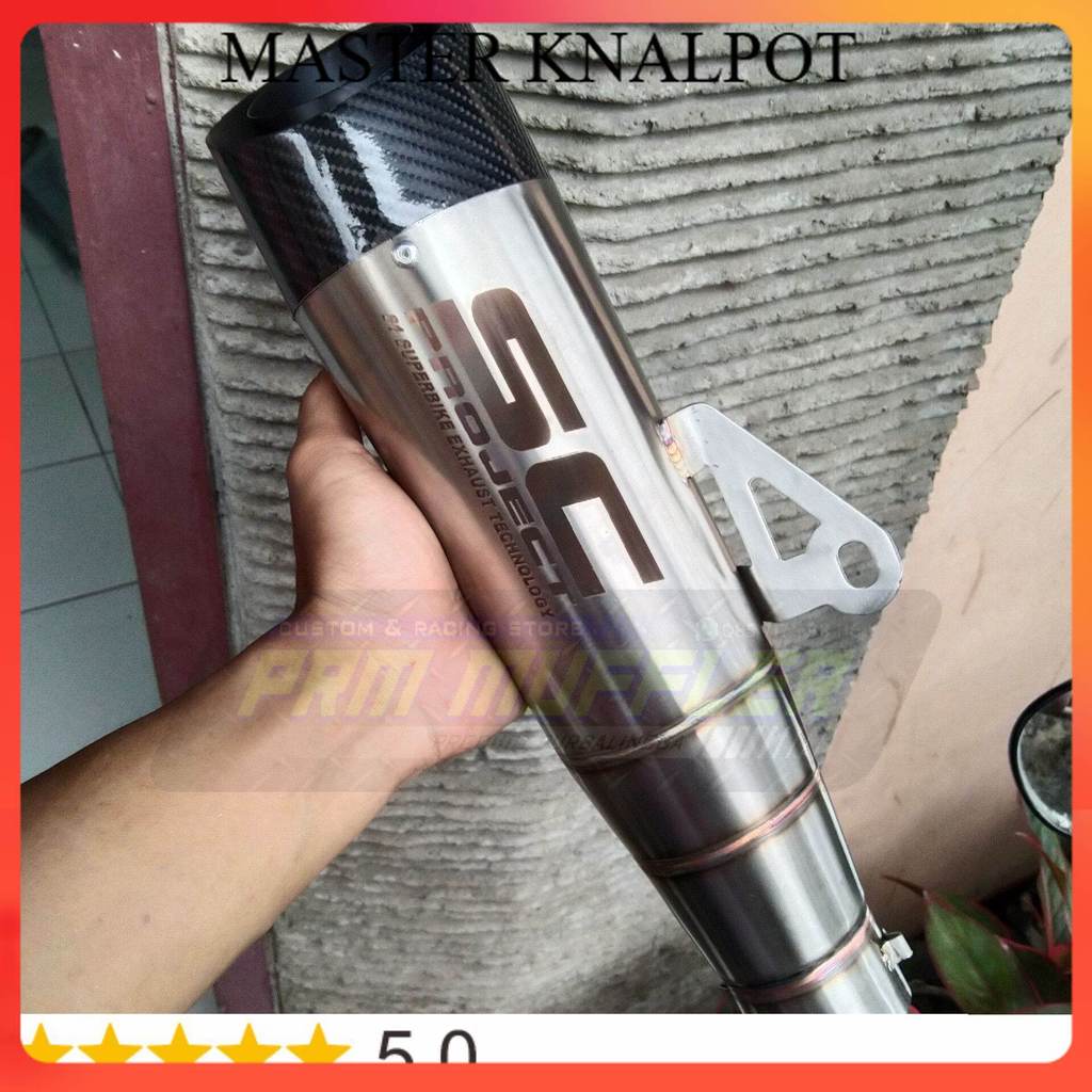 Silincer Knalpot Sc project S1inlet 50mm