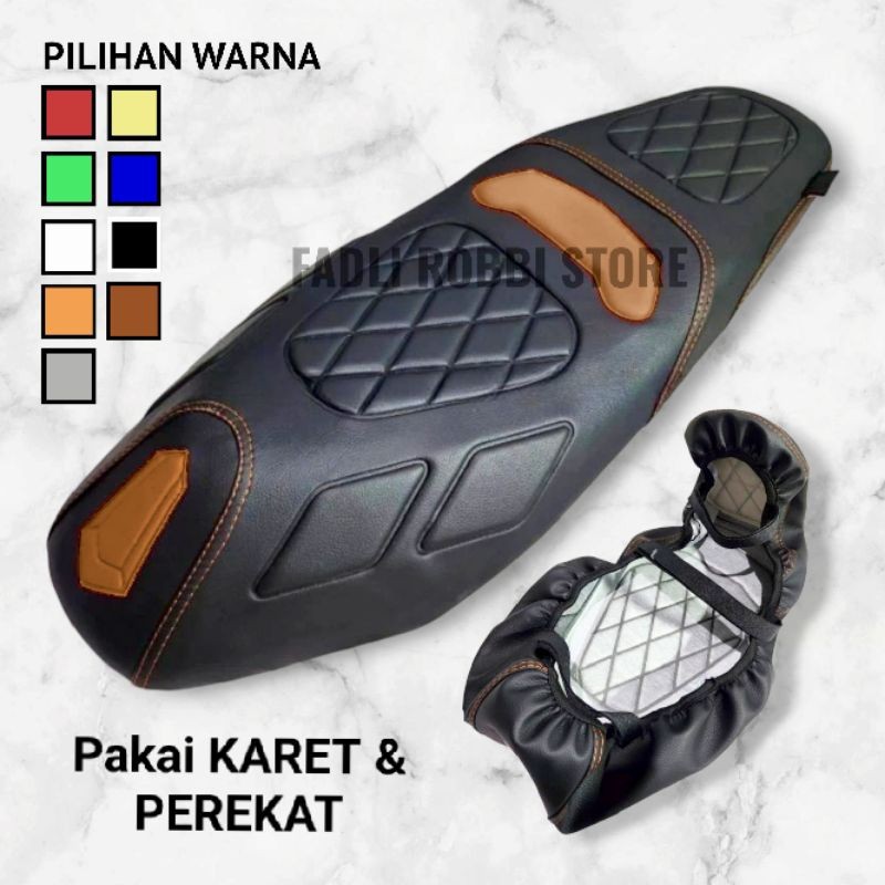 Sarung jok motor NEW EXTREM kulit jok motor beat / vario 125 / vario 150 / vario / scoopy / genio / 