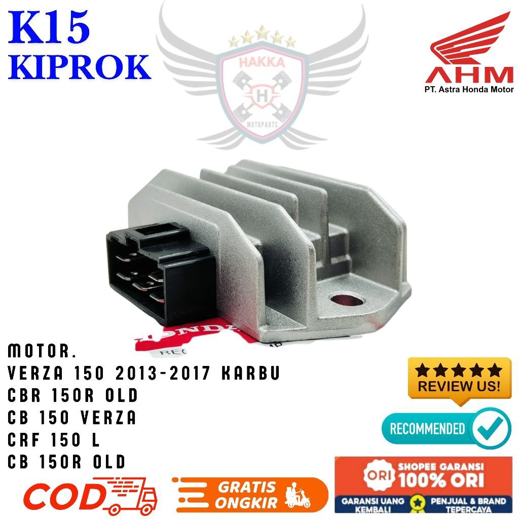 K15 ORIGINAL KIPROK HONDA VERZA KARBU, KIPROK HONDA CB 150R OLD, KIPROK HONDA CB 150 VERCA, KIPROK H