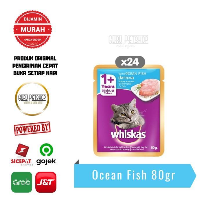 Whiskas Pouch 1 Dus isi 24 Whiskas Junior Whiskas Tuna Whiskas Sachet - OceanFish Dus