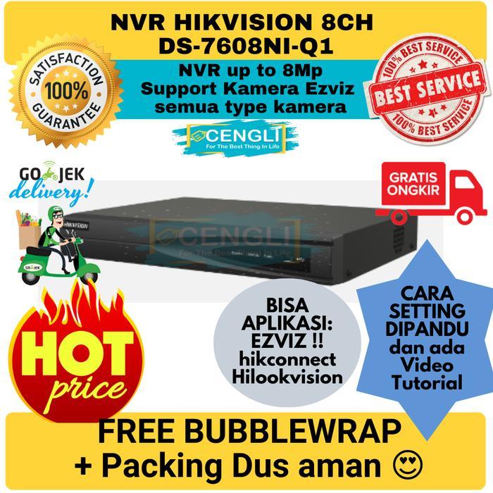 MUMPUNG PROMO NVR Ezviz Wireless 8 Channel by Hikvision NVR X5C-8CH - NVR HIKV 8CH TERLARIS